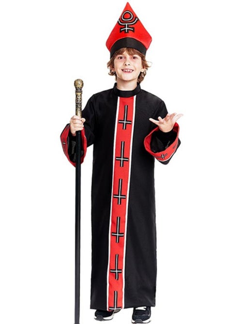 Costume da vescovo satanico con stola - Kiabi