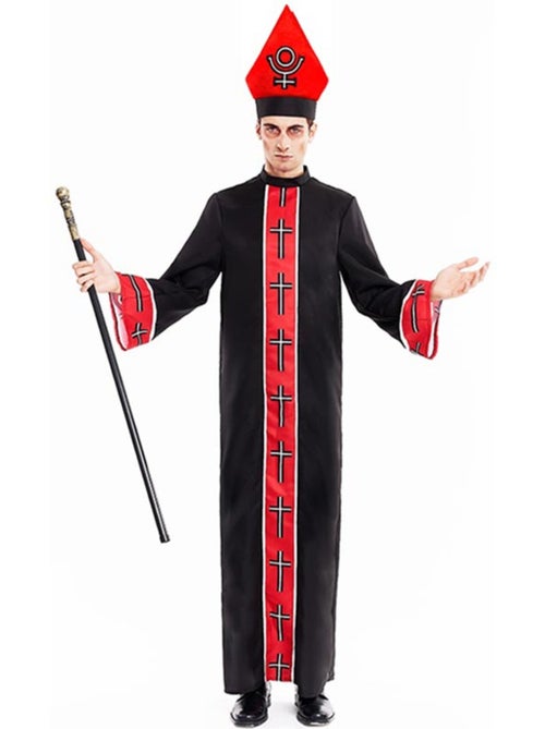 Costume da vescovo satanico con stola - Kiabi