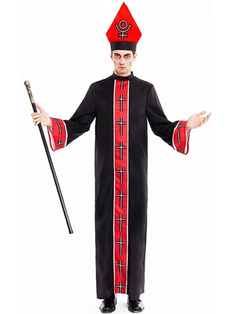 Costume da vescovo satanico con stola Multicolore - Kiabi