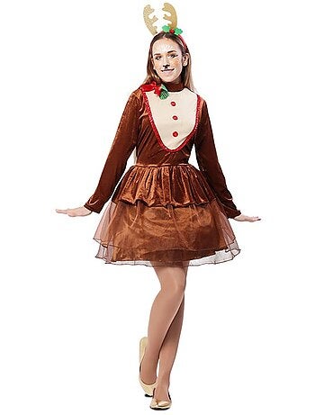 Costume da vestito da renna da donna
