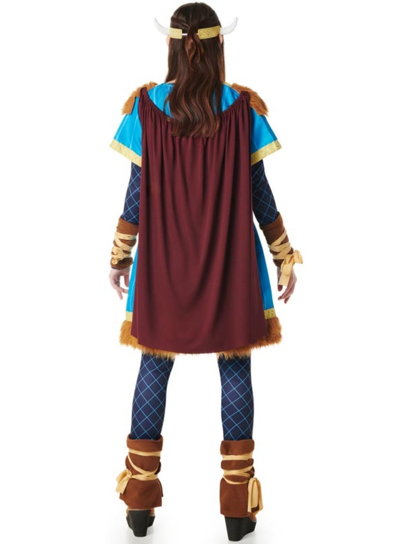 Costume da vichingo con mantello da donna Multicolore - Kiabi
