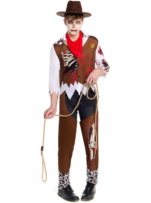 Costume da zombie cowboy - Kiabi