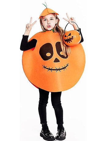 Costume da zucca circolare con cappello