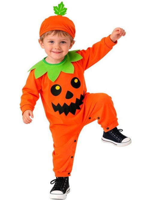 Costume da zucca con foglia per bebè - Kiabi