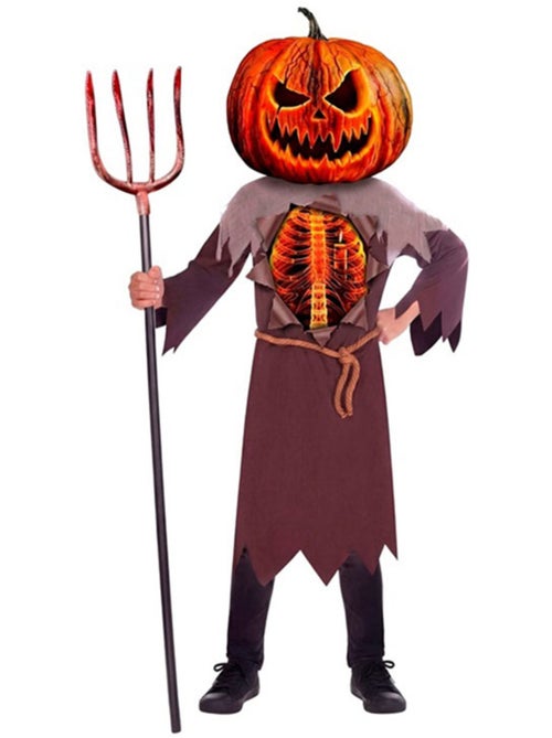 Costume da zucca terrificante con maschera - Kiabi