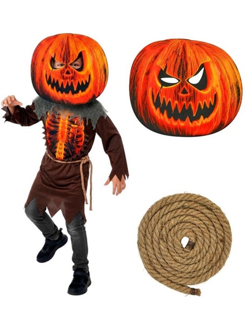 Costume da zucca terrificante con maschera - Kiabi