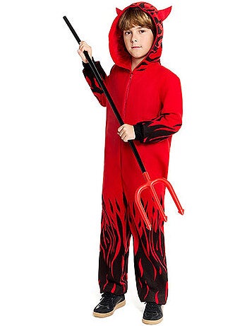 Costume del diavolo in fiamme
