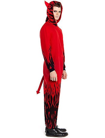 Costume del diavolo in fiamme