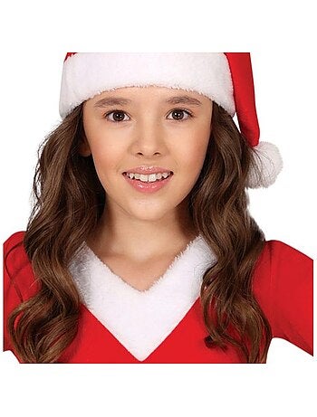 Costume della signora Claus con un abito lungo
