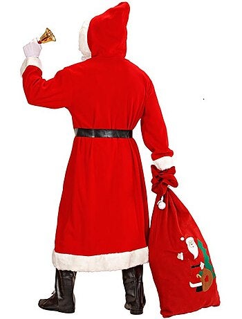 Costume di Babbo Natale classico super lussuoso