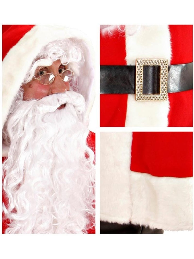 Costume di Babbo Natale classico super lussuoso Multicolore - Kiabi
