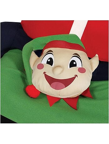 Costume di Babbo Natale sulle spalle
