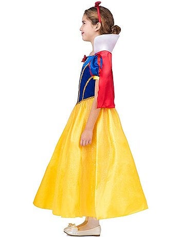 Costume di Biancaneve con fascia per capelli e mantello