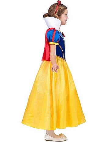 Costume di Biancaneve con fascia per capelli e mantello