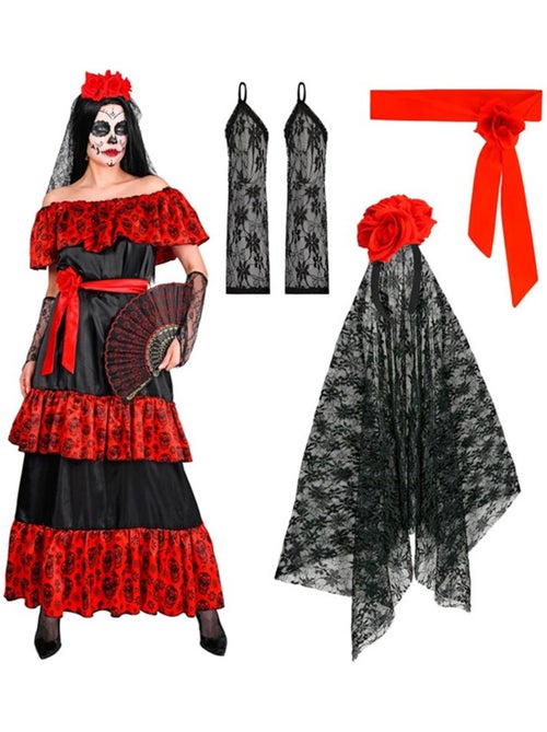 Costume di Catrina per il Giorno dei Morti - Kiabi