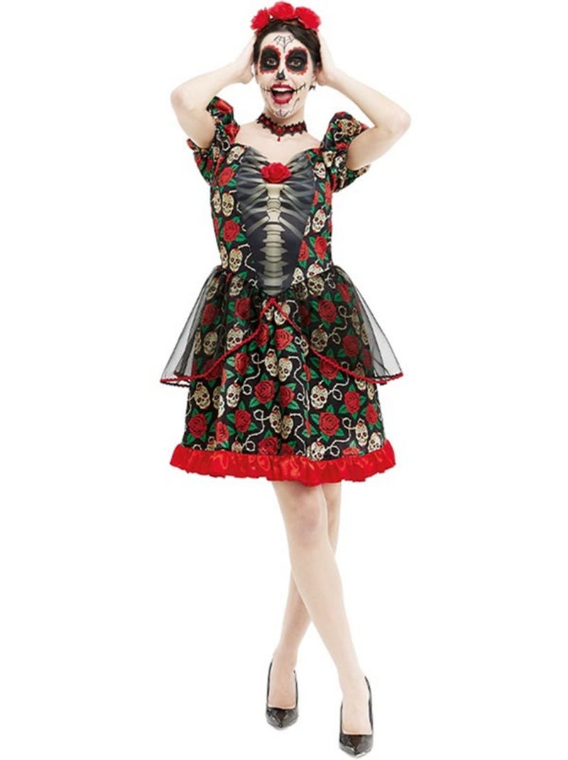 Costume di Catrina per il Giorno dei Morti Multicolore - Kiabi