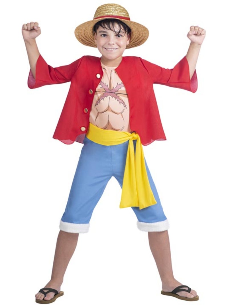 Costume di Luffy da One Piece Multicolore - Kiabi