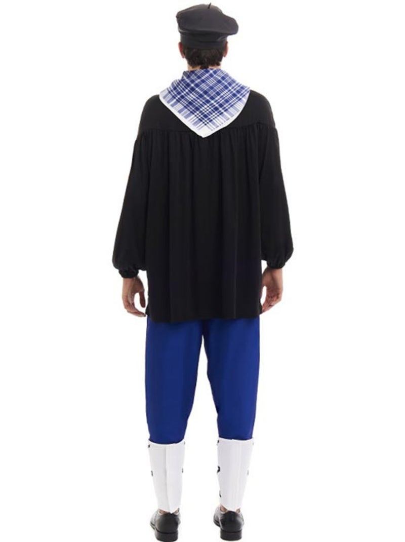 Costume di Olentzero con sciarpa Multicolore - Kiabi