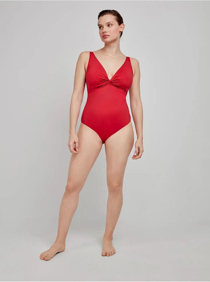 Costume effetto contenitivo senza ferretto Rosso - Kiabi