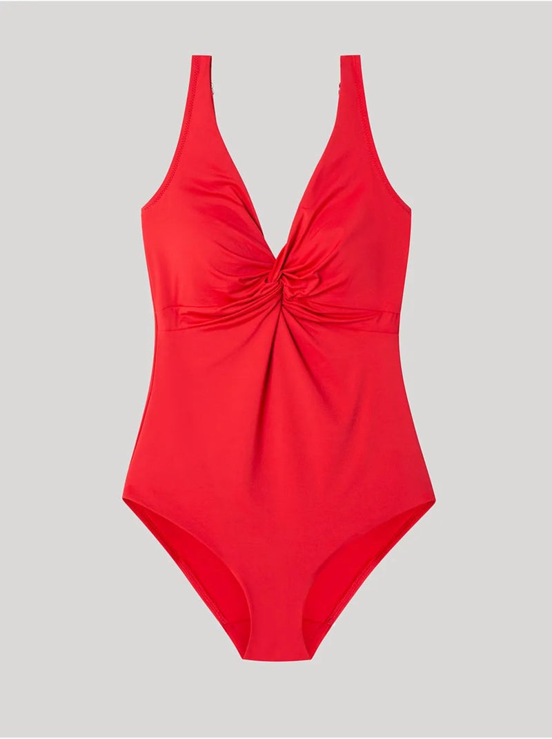 Costume effetto contenitivo senza ferretto Rosso - Kiabi