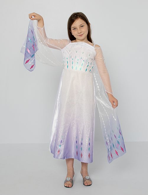 Costume 'Elsa' 'Frozen' - bianco - Kiabi - 30.00€