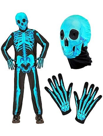 Costume fluorescente Skeleton Express