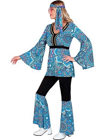 Costume hippie anni '60, mandala scuro
