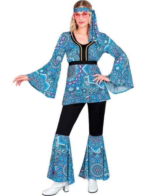 Costume hippie anni '60, mandala scuro - Kiabi