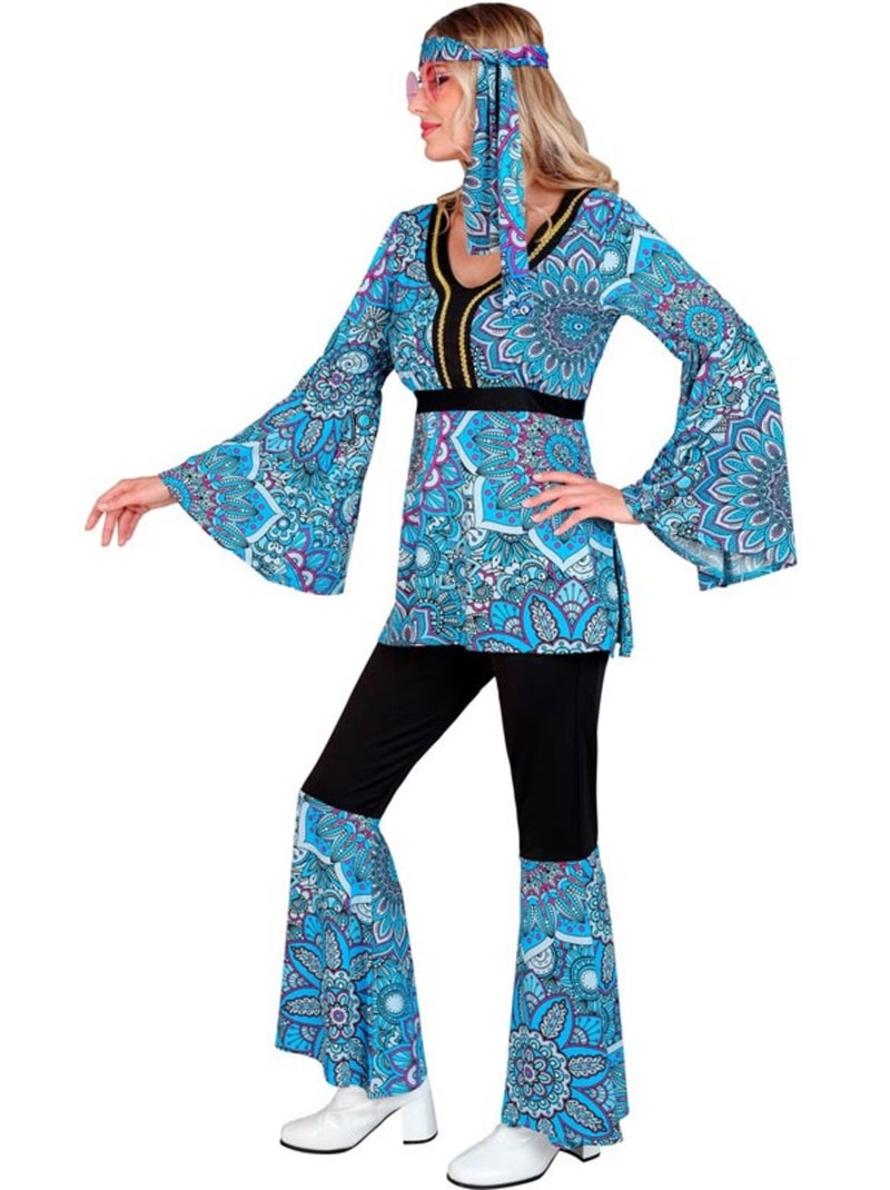 Costume hippie anni '60, mandala scuro Multicolore - Kiabi