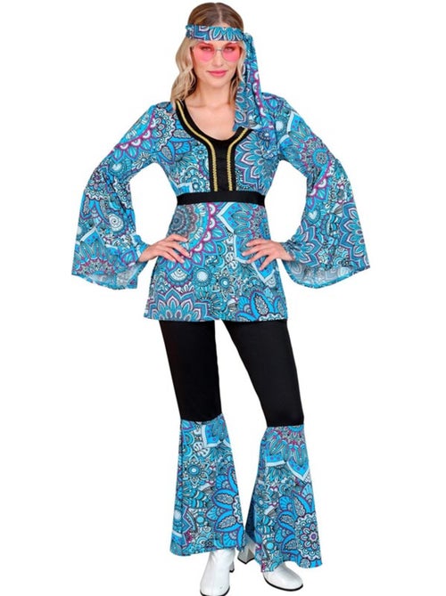 Costume hippie anni '60, mandala scuro - Kiabi