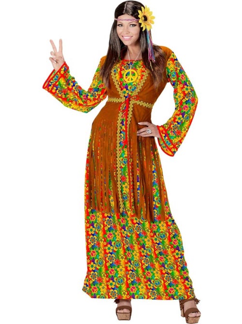 Costume hippie con simbolo di pace - Kiabi