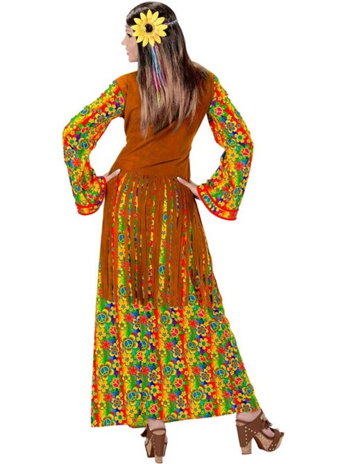 Costume hippie con simbolo di pace - Kiabi