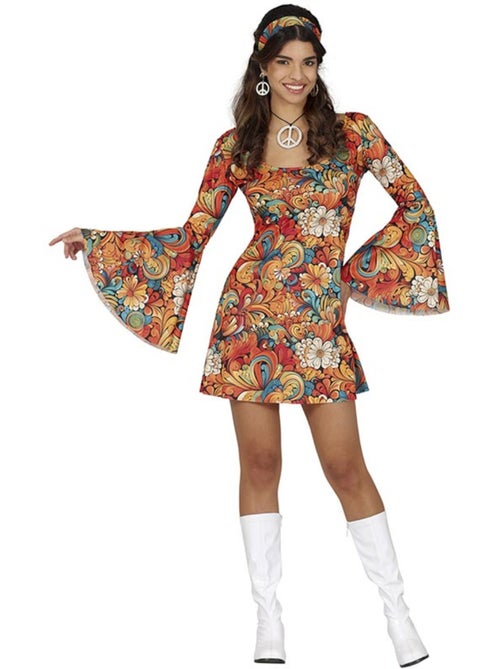 Costume hippie floreale anni '70 - Kiabi