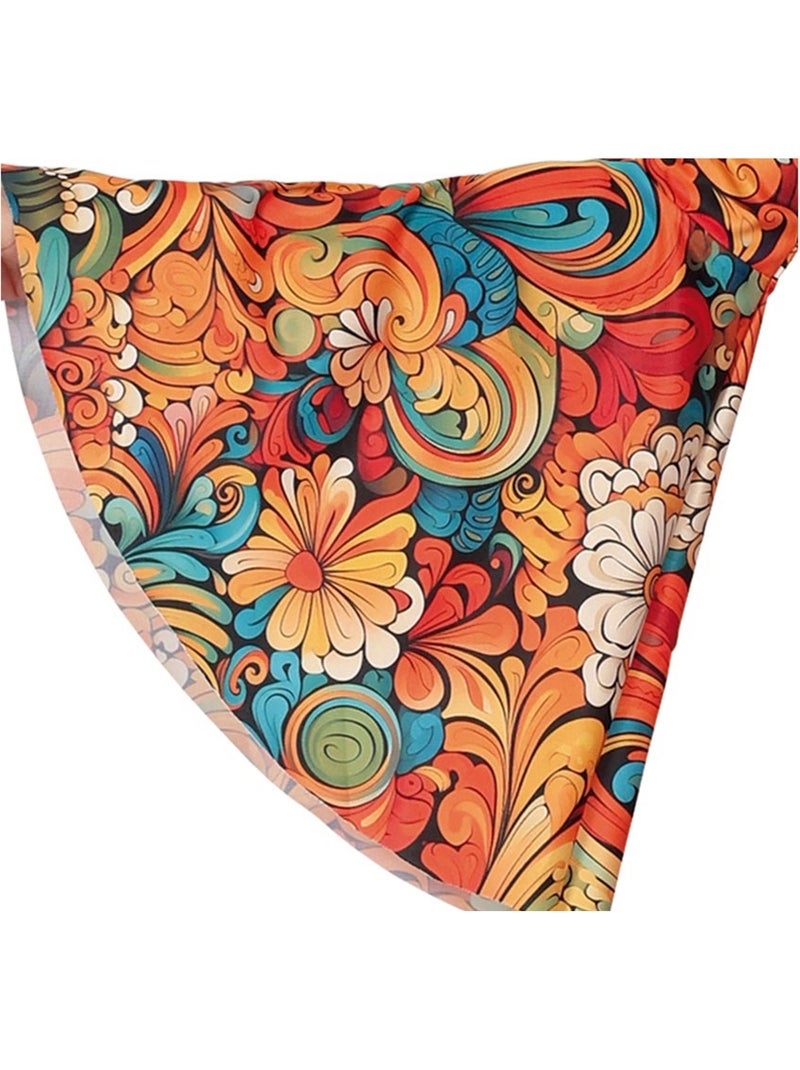 Costume hippie floreale anni '70 Multicolore - Kiabi