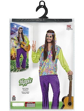 Costume hippie in velluto viola