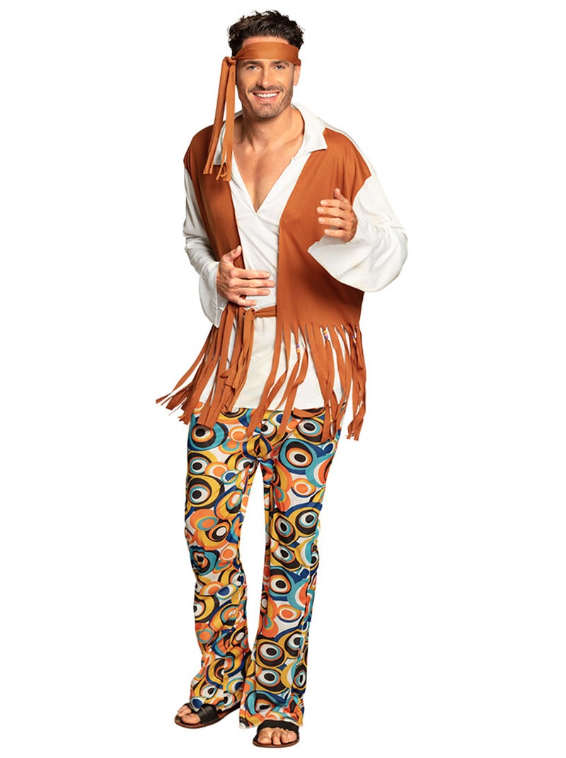 Costume hippy marrone - Kiabi