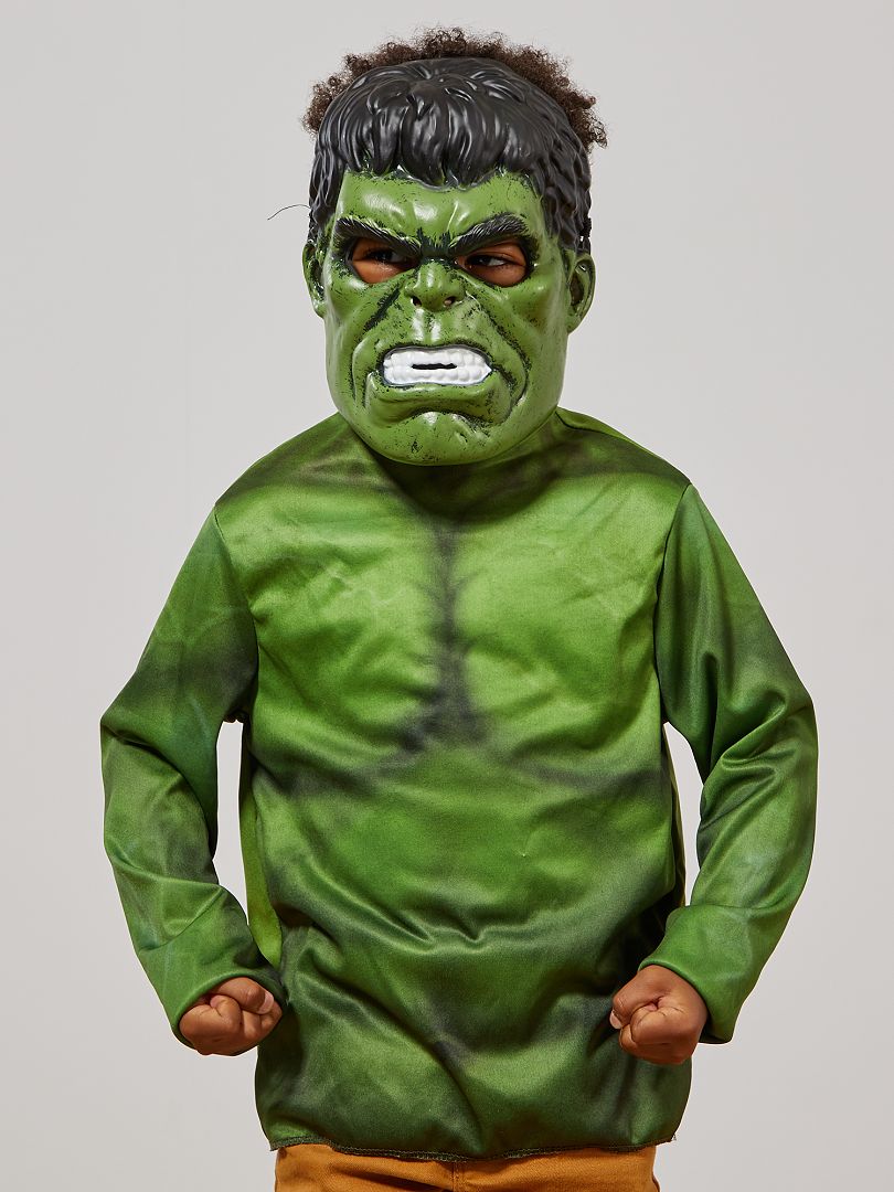 Costume da supereroe - Verde/Hulk - BAMBINO