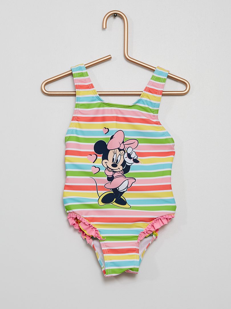 Costume intero a righe 'Minnie' 'Disney' rosa - Kiabi