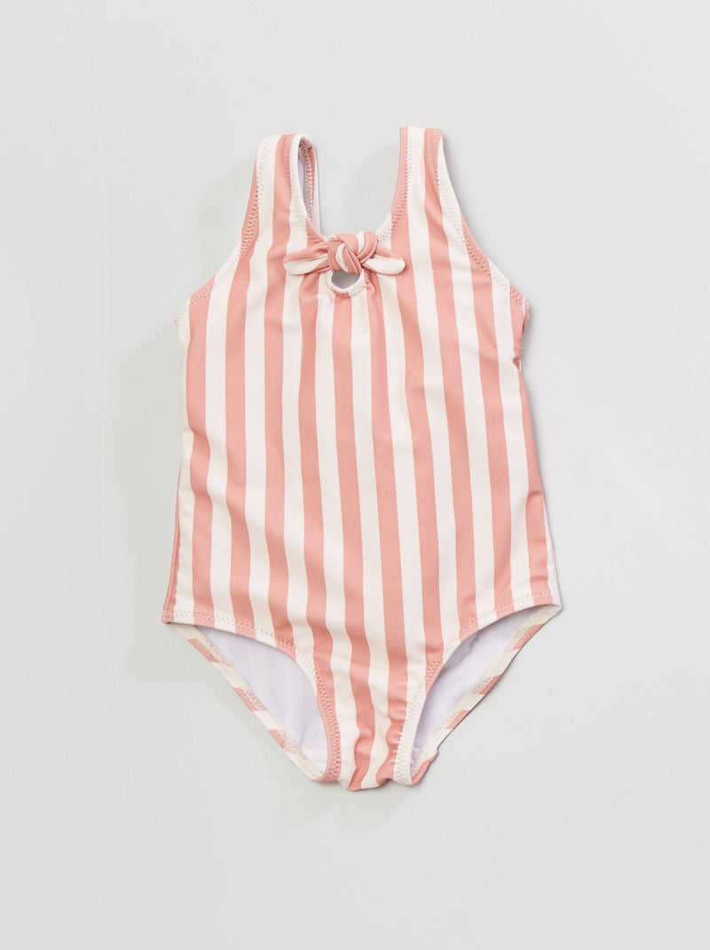 Costume intero a righe ROSA - Kiabi