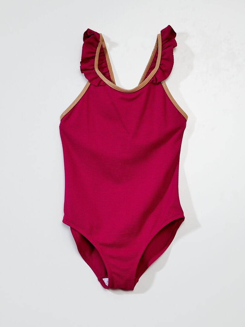 Costume Intero Maaji Claire Reversibile Righe E Fiori Taglia L - Paradise Postals
