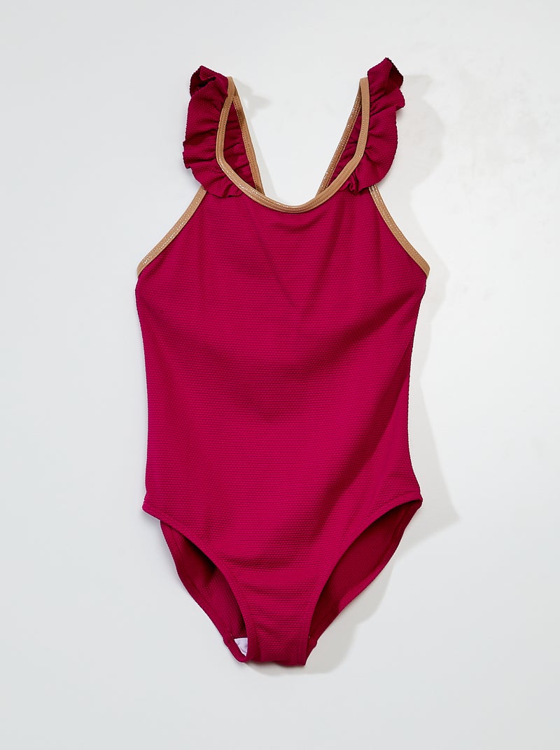 Costume intero a righe Rosa - Kiabi