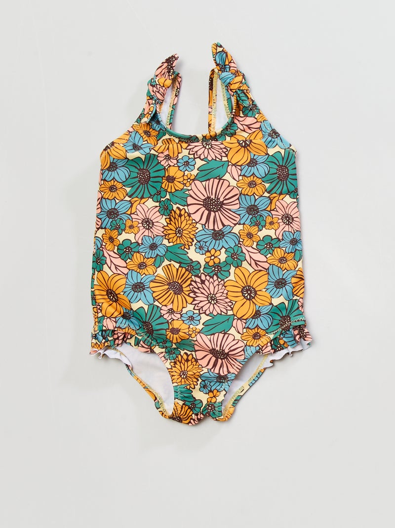Costume intero con stampa fantasia GIALLO - Kiabi