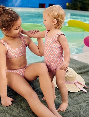 Topgrowth Costumi Bambina Mare Infantile Costumi da Bagno Neonata Colore Sfumato Swimsuit Bikini Un Pezzo Outfits 