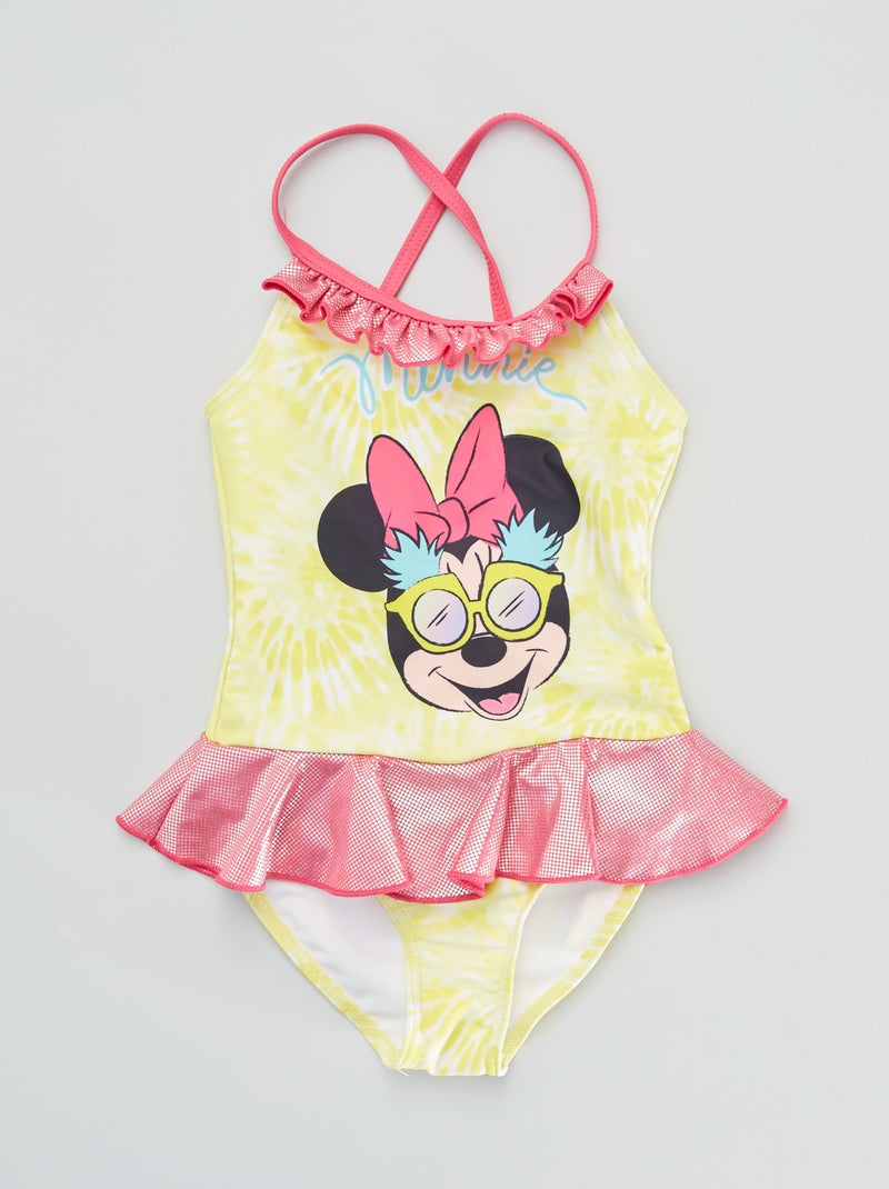 Costume intero con volant 'Minnie' giallo - Kiabi