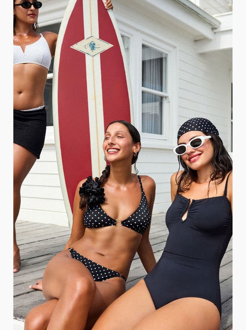 Costume intero donna nia senza spalline penti - Kiabi