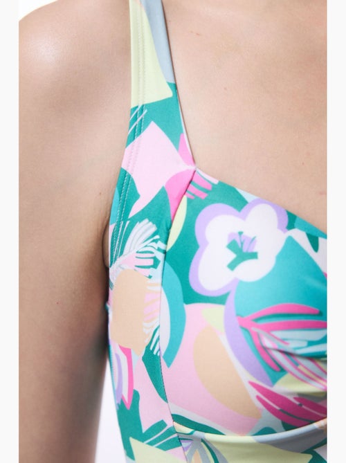 Costume intero donna sheila con volant penti - Kiabi