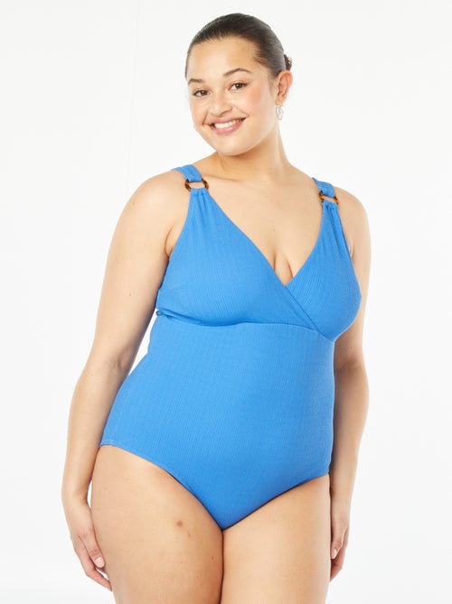 Costume intero in maglia a coste - Kiabi