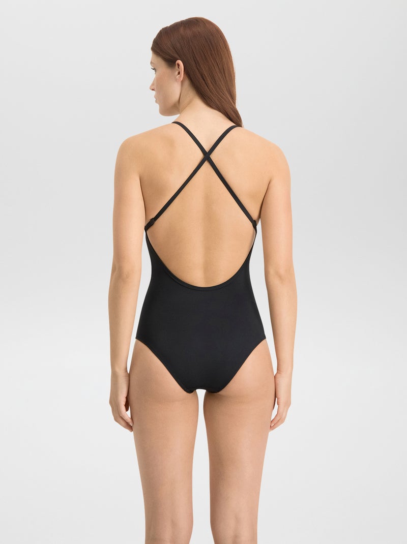 Costume intero incrociato dietro 'Puma' NERO - Kiabi
