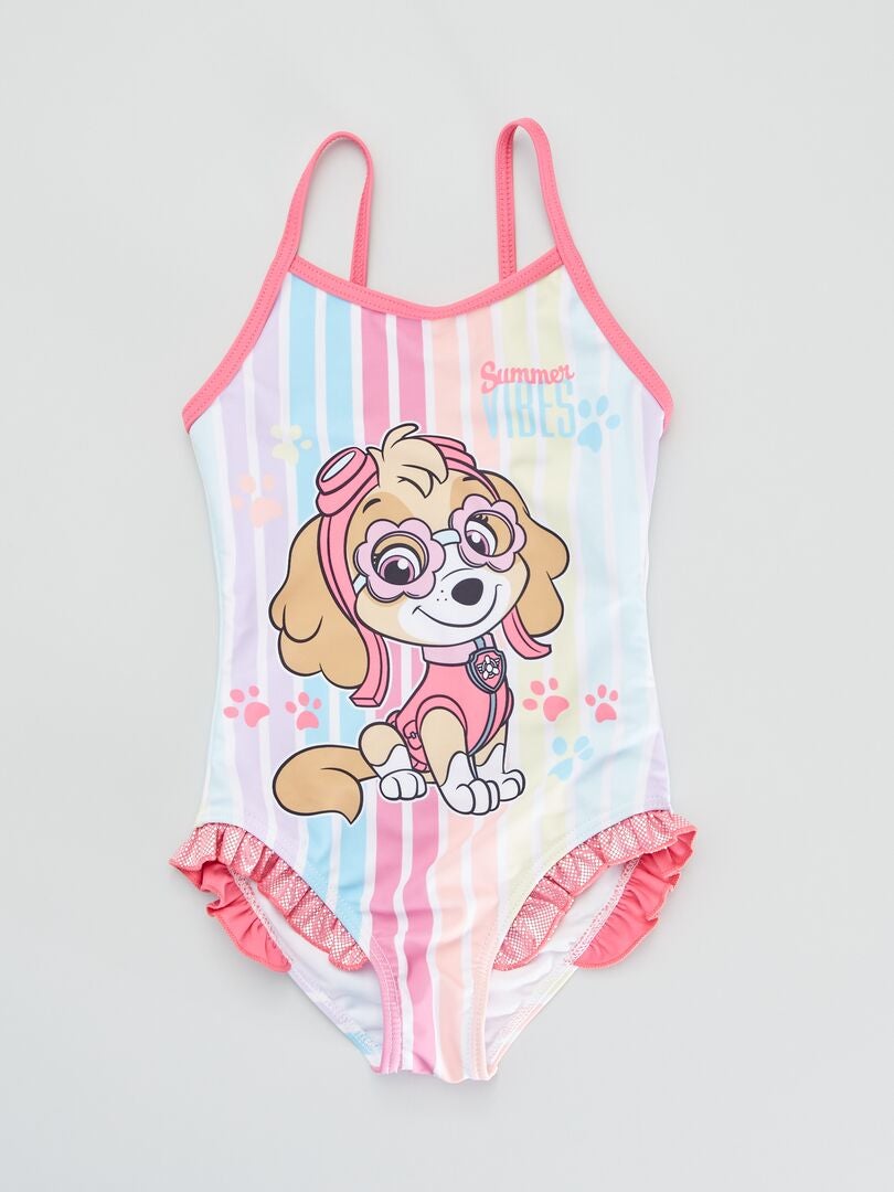 Costume intero con stampa - Rosa/Paw Patrol - BAMBINO