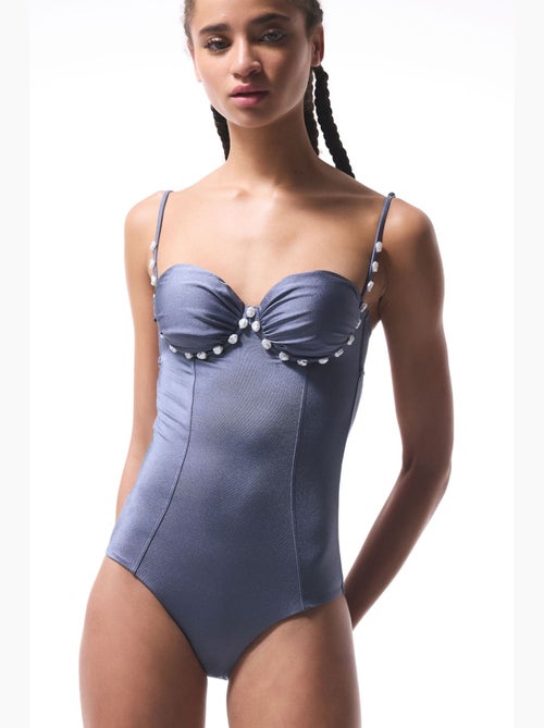 Costume intero seashell con perline penti - Kiabi Costume intero seashell con perline penti - Kiabi